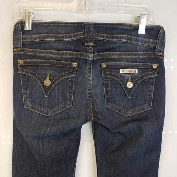 Hudson Cropped Signature Bootcut Dark Wash Jeans SZ 26/SZ 2/4 - Picture 6 of 9